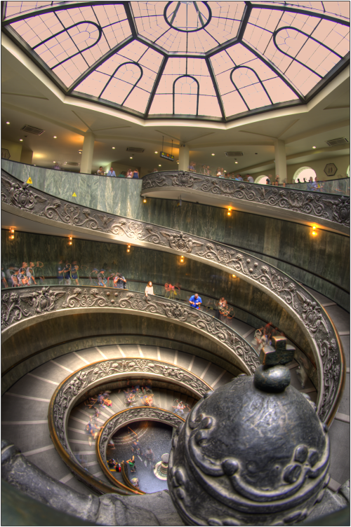 scale musei vaticani hdr colore-marioiscra