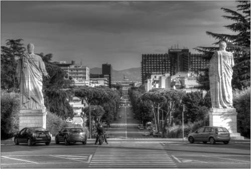 veduta eur bainco e nero hdr-marioiscra