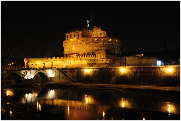 castel sant angelo notturno