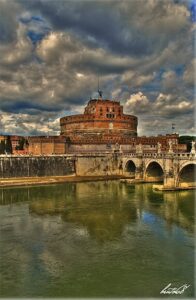 castel sant angelo veduta dal tevere