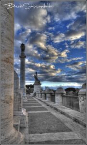colonna in prospettiva visiva